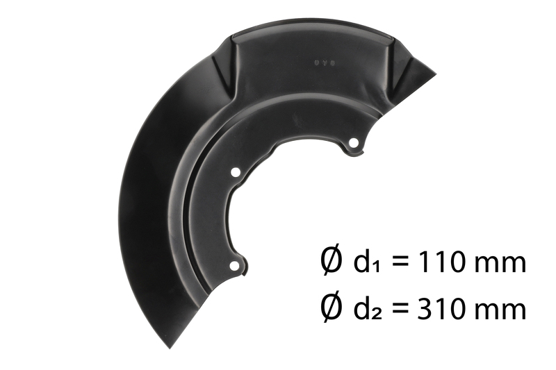 Spritzblech, Bremsscheibe