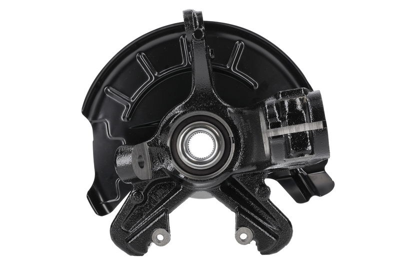 Steering knuckle set, suspension