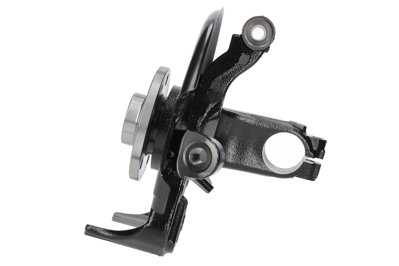 Steering knuckle set, suspension