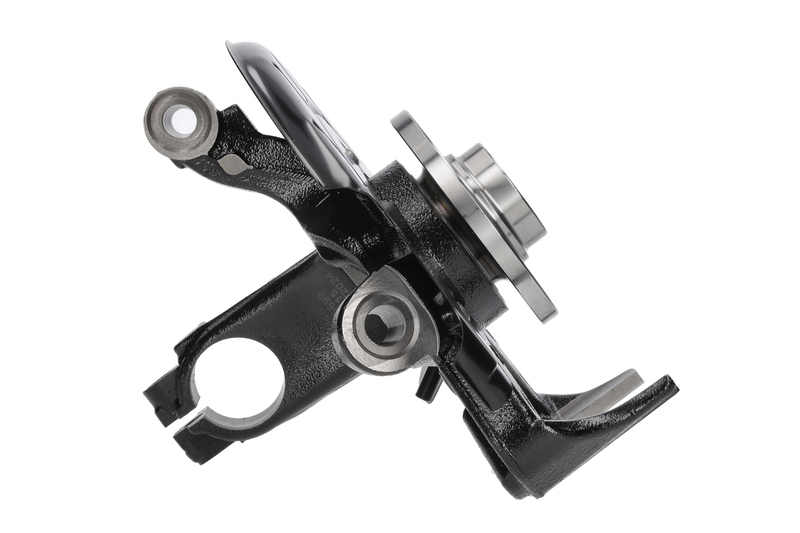 Steering knuckle set, suspension