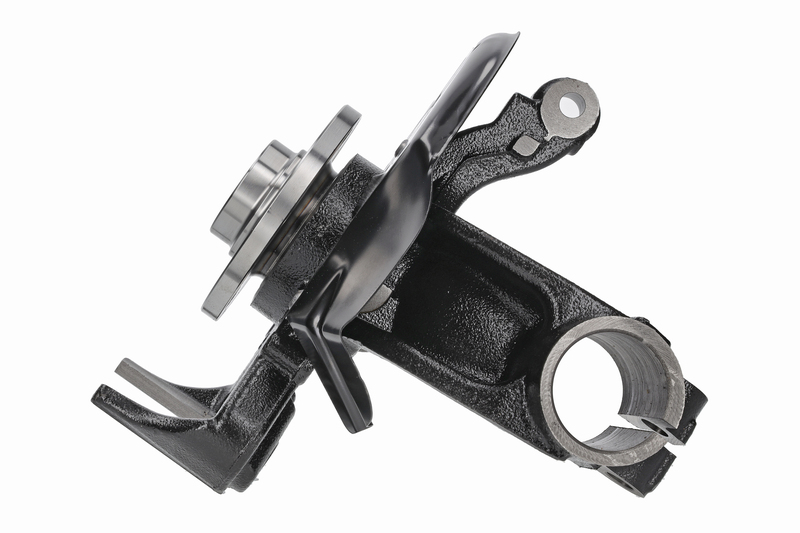 Steering knuckle set, suspension