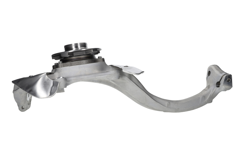Steering knuckle set, suspension
