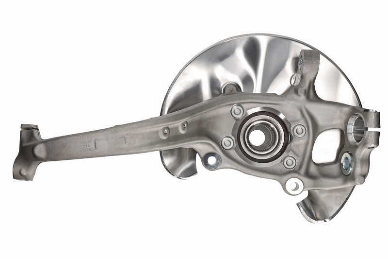 Steering knuckle set, suspension