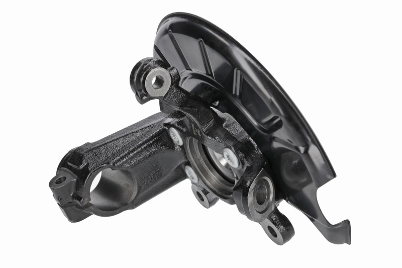 Steering knuckle set, suspension