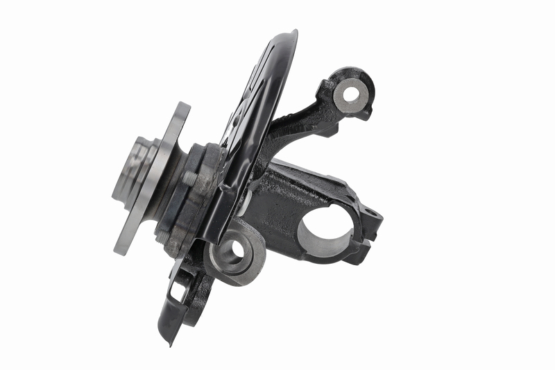 Steering knuckle set, suspension