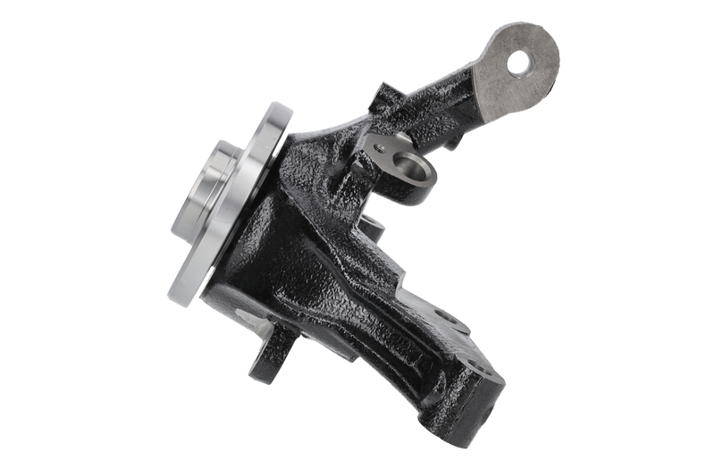 Steering knuckle set, suspension