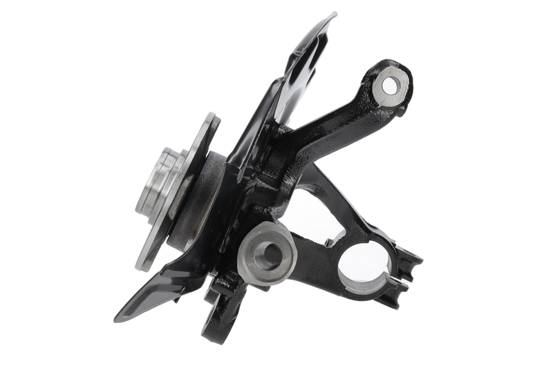 Steering knuckle set, suspension