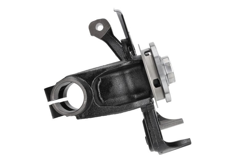 Steering knuckle set, suspension