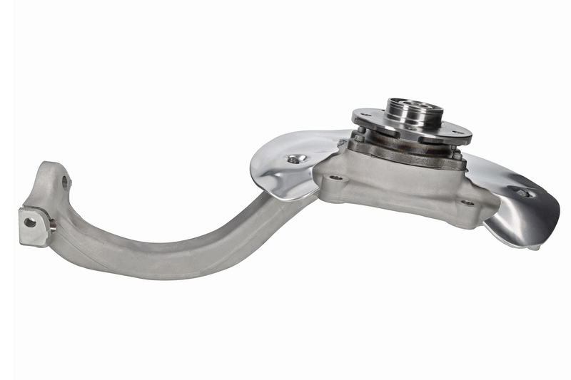 Steering knuckle set, suspension