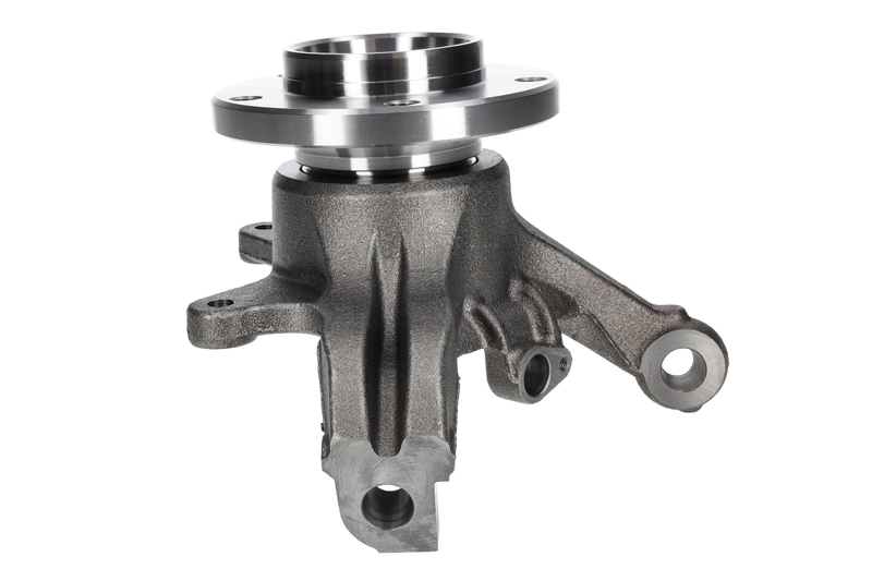 Steering knuckle set, suspension