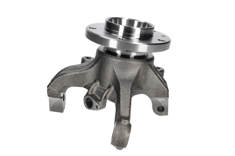 Steering knuckle set, suspension