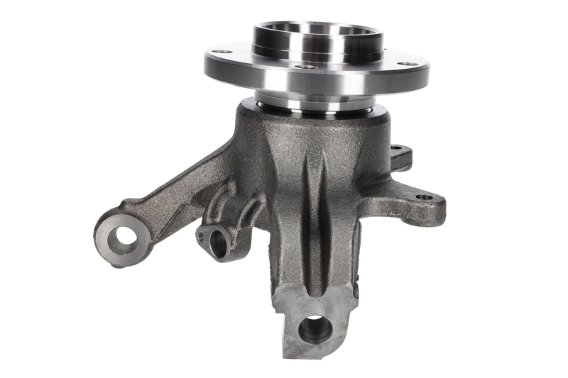 Steering knuckle set, suspension