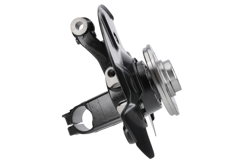 Steering knuckle set, suspension