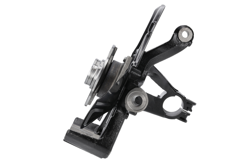 Steering knuckle set, suspension