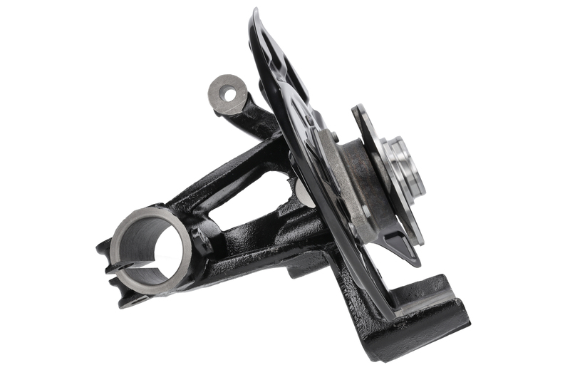 Steering knuckle set, suspension