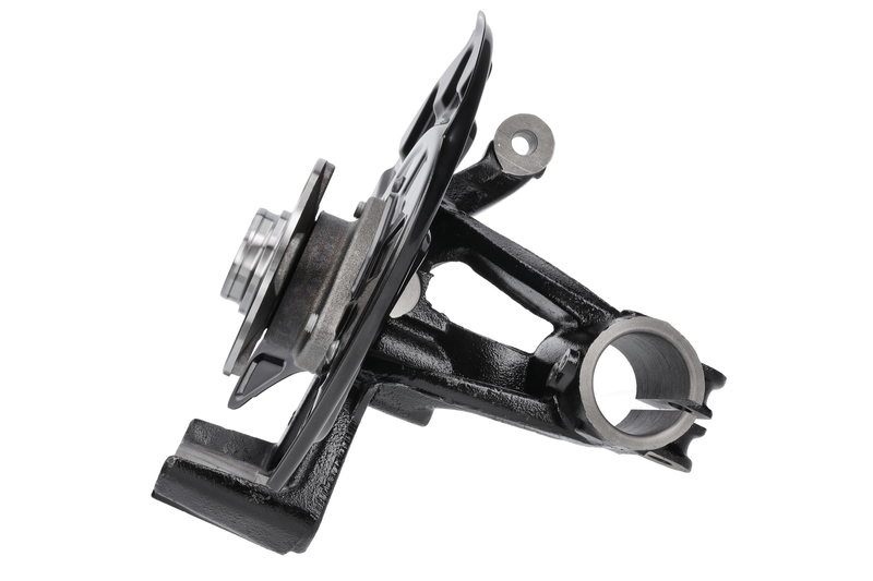 Steering knuckle set, suspension