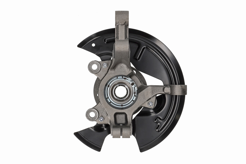 Steering knuckle set, suspension