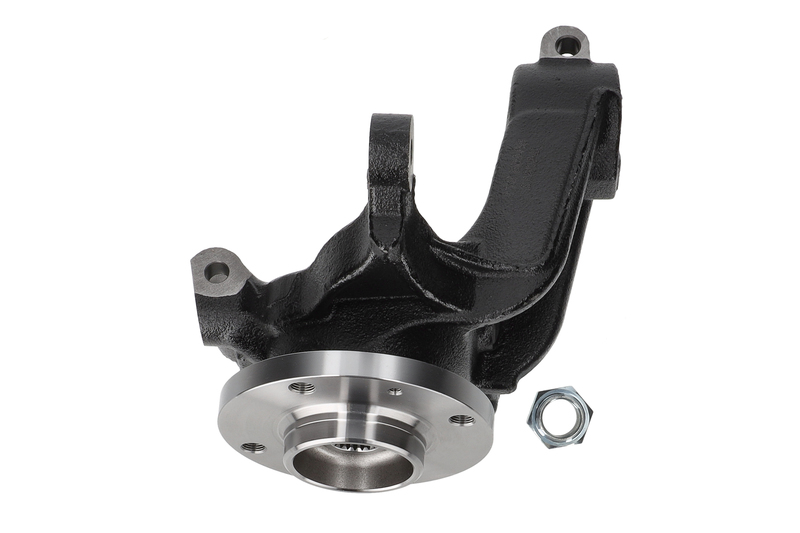 Steering knuckle set, suspension