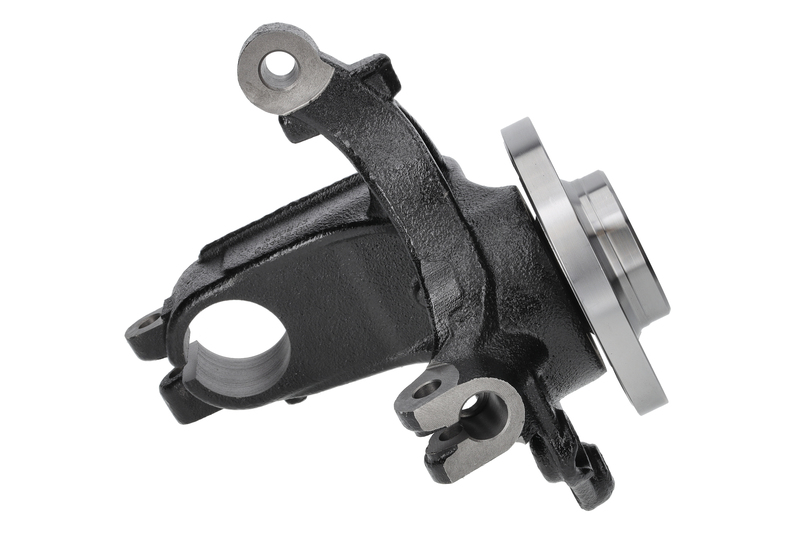 Steering knuckle set, suspension