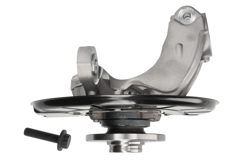 Steering knuckle set, suspension