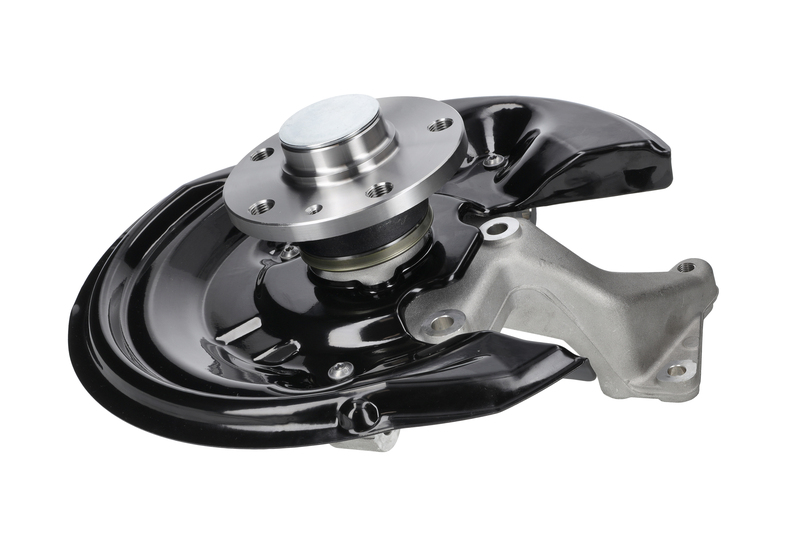 Steering knuckle set, suspensionion