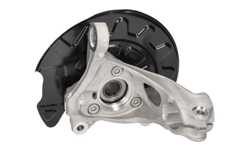 Steering knuckle set, suspension