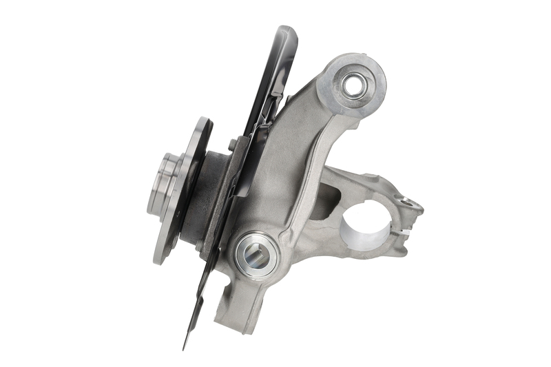 Steering knuckle set, suspension