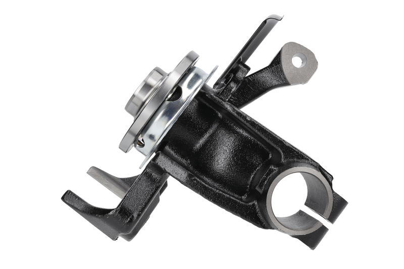 Steering knuckle set, suspension
