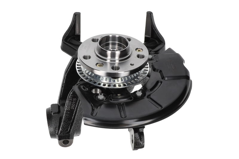 Steering knuckle set, suspension