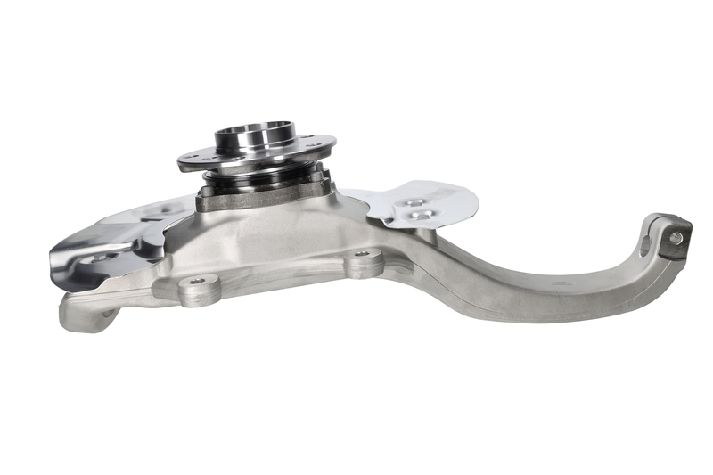 Steering knuckle set, suspension