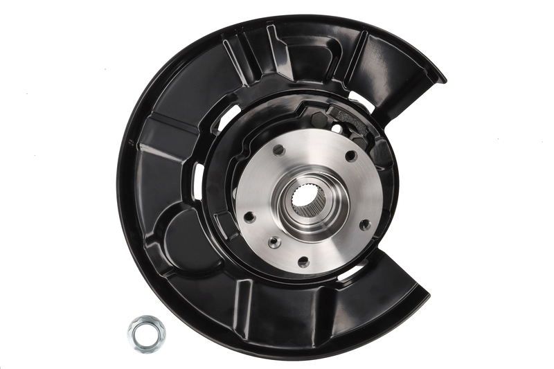 Steering knuckle set, suspension