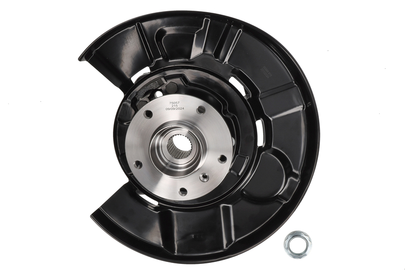 Steering knuckle set, suspension