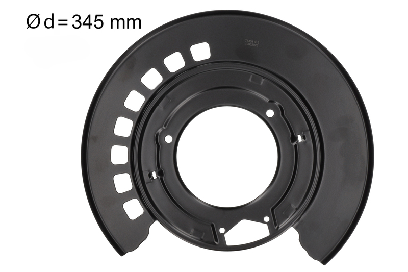 Splash Panel, brake disc