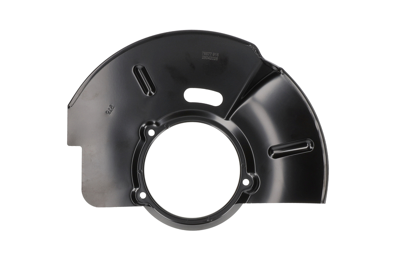 splash panel, brake disc
