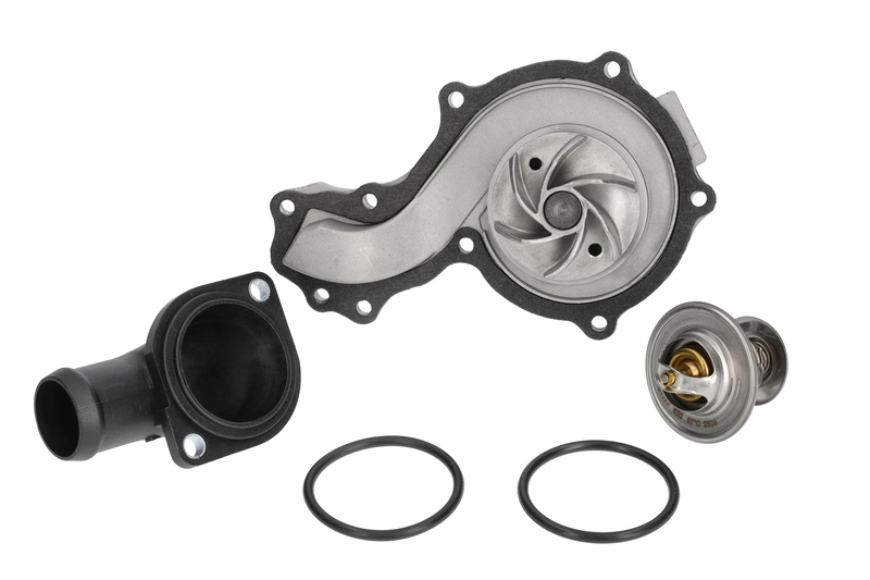Water pump set, engine cooling