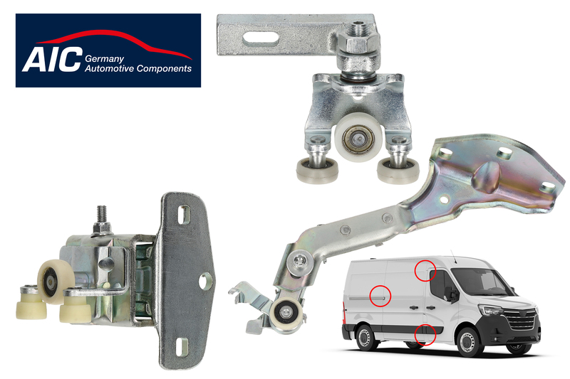 Roller Guide set, sliding door